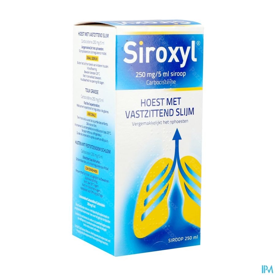 Siroxyl 250mg/5ml Slijmhoest Siroop 250ml