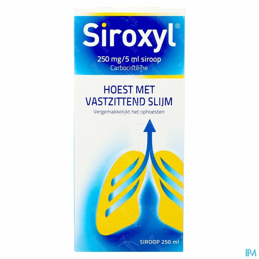 Siroxyl 250mg/5ml Slijmhoest Siroop 250ml