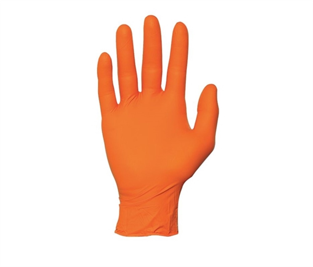 Handschoenen Large Nitril Ongepoederd Oranje 100 stuks