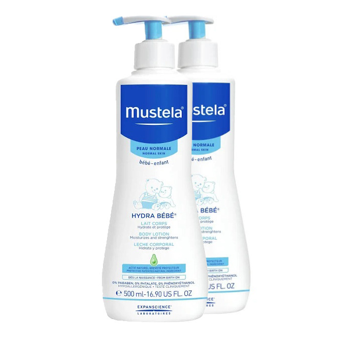 Mustela Lichaamsmelk 500ml 1+1 Gratis