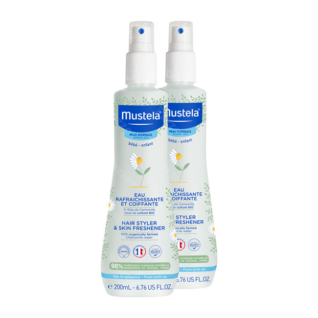 Mustela Verfrissend Water 200ml 1+1 Gratis