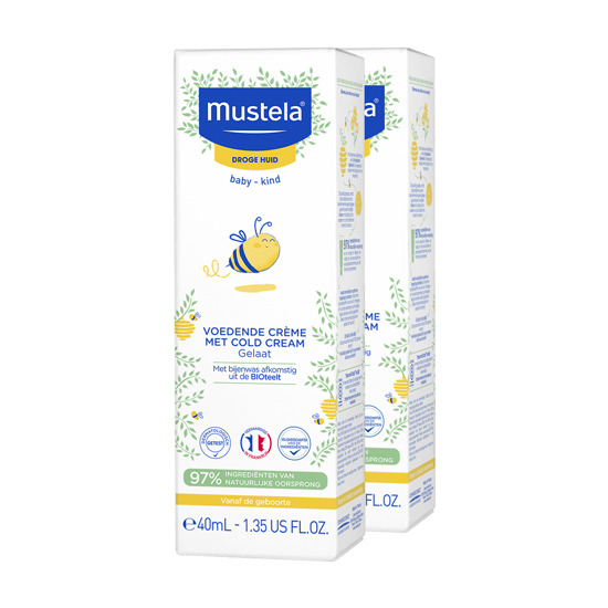 Mustela Voedende Creme Cold Cream 40ml 1+1 Gratis