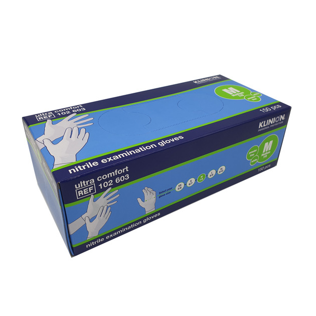 Handschoenen Medium Nitril Ongepoederd Wit 150 Stuks