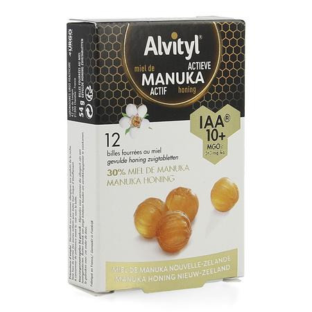 Gratis Alvityl gevulde zuigtabletten manuka 12 stuks