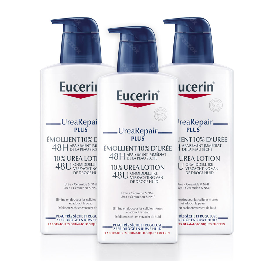 Eucerin UreaRepair Plus Lotion 10% Urea Trio 3x400ml