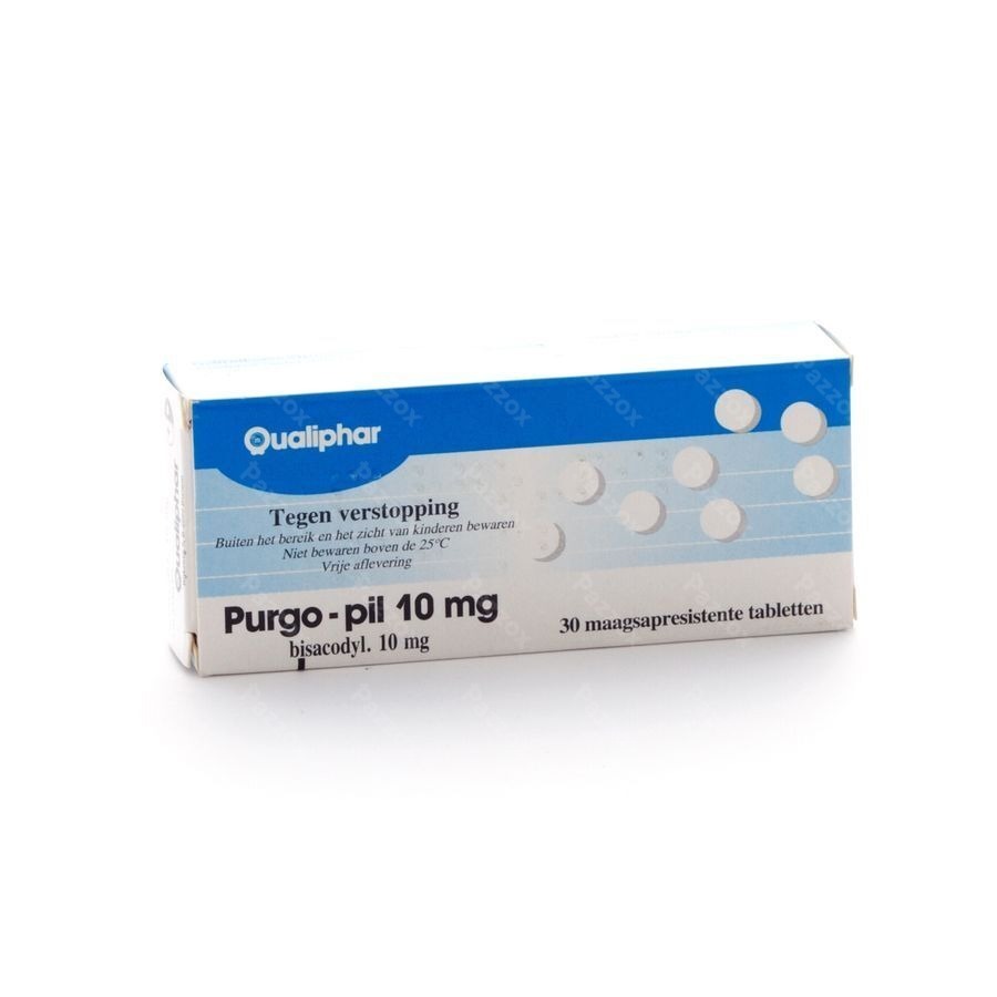 Purgo-pil 10mg bij Constipatie 30 Tabletten