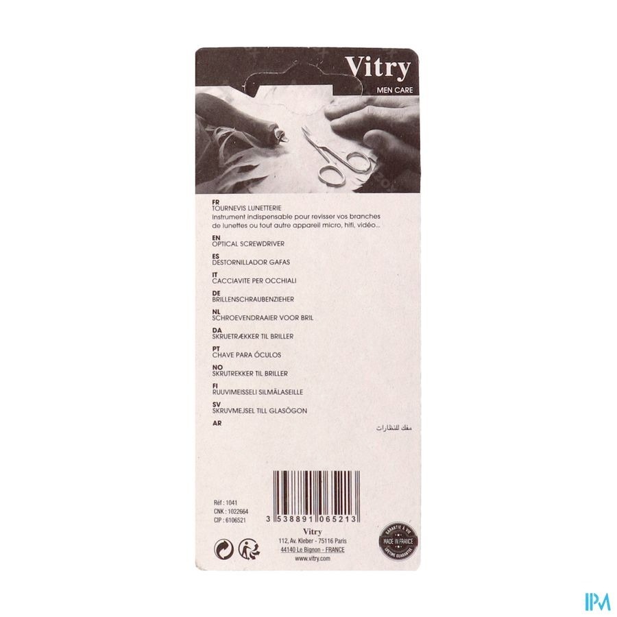 Vitry Classic Schroevendraaier Bril 1041