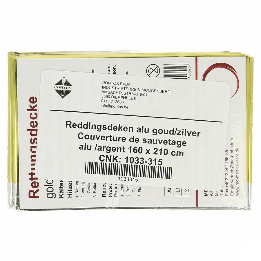 Topmed Reddingsdeken Aluminium