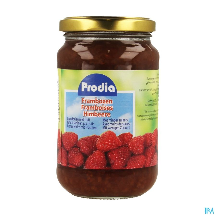 Prodia Jam Frambozen + Fructose 370g 6092 Revogan
