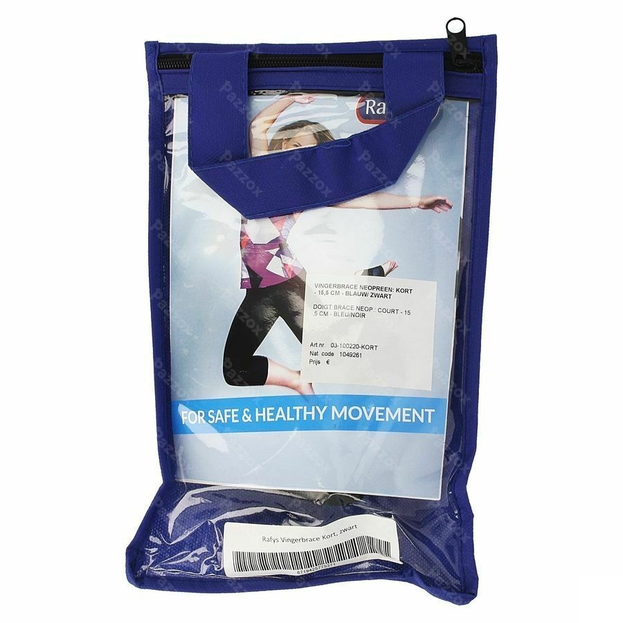 Rafys Vingerbrace Neop. Blauw Kort 15,5cm 220