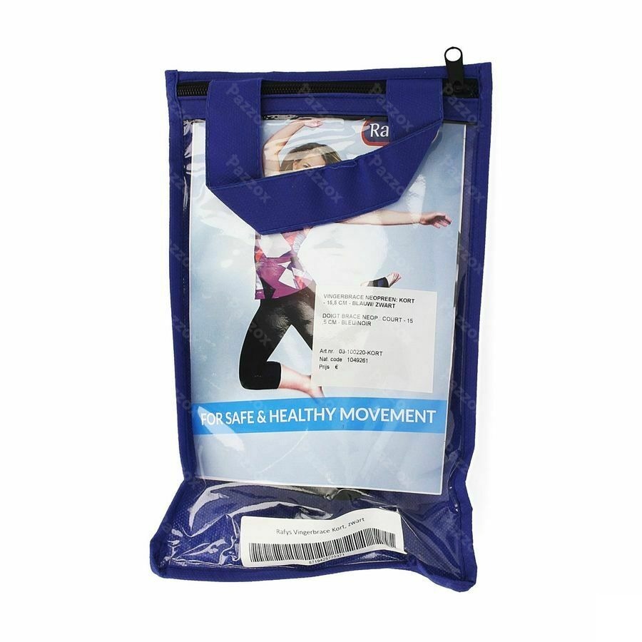 Rafys Vingerbrace Neop. Blauw Kort 15,5cm 220
