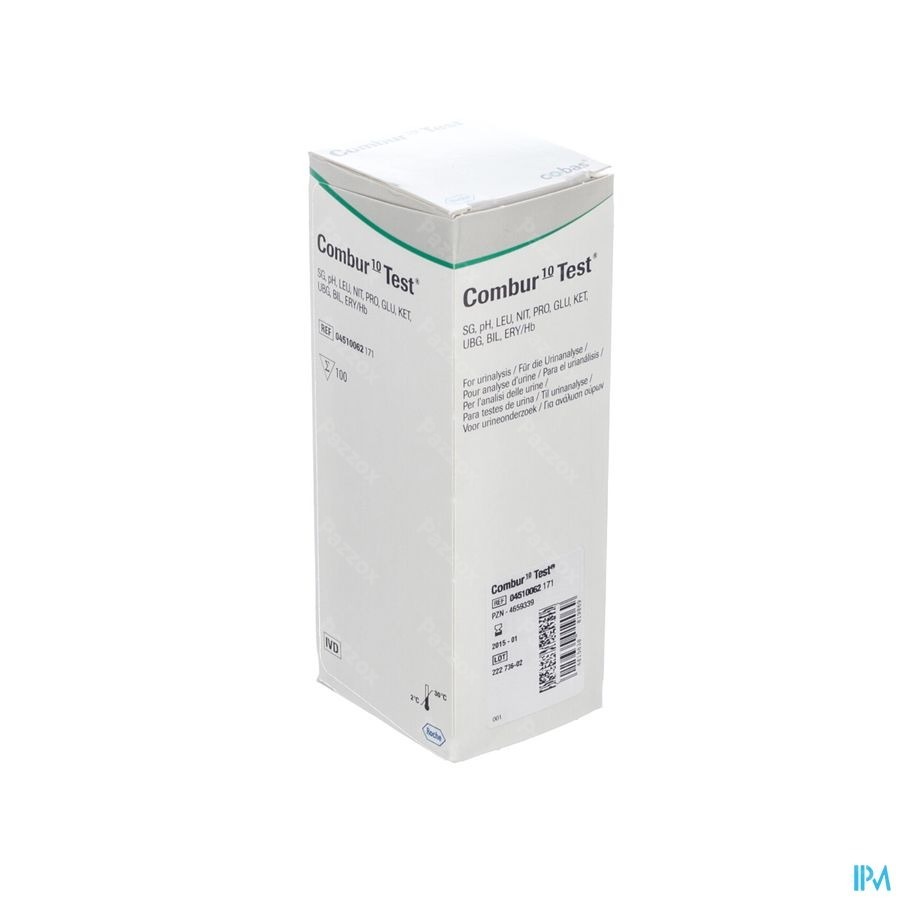 Combur 10 Test Strips 100 04510062171