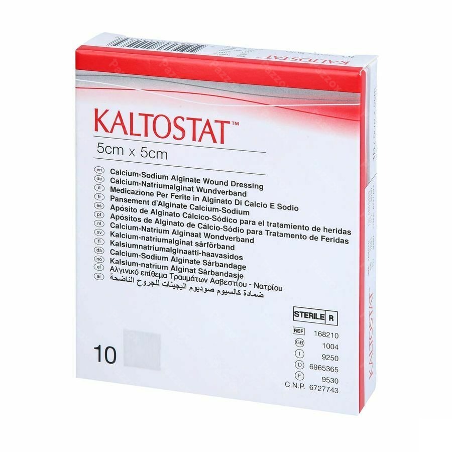 Kaltostat Verb 5,0x 5,0cm Ster 10s