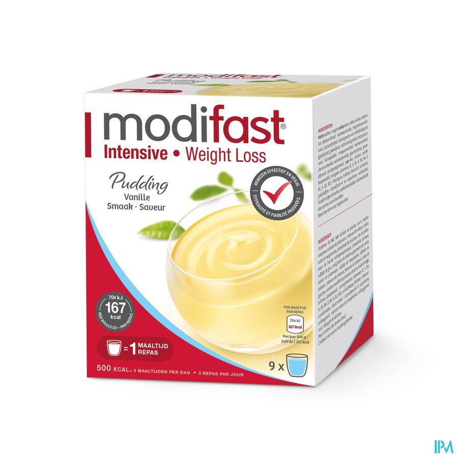 Modifast Intensive Pudding Vanille Zakje 9