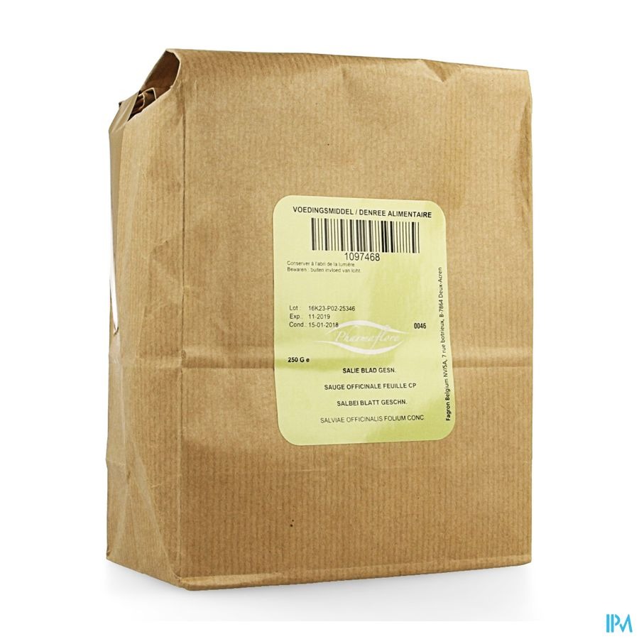 Salieblad Gesneden Doos 250g Fag