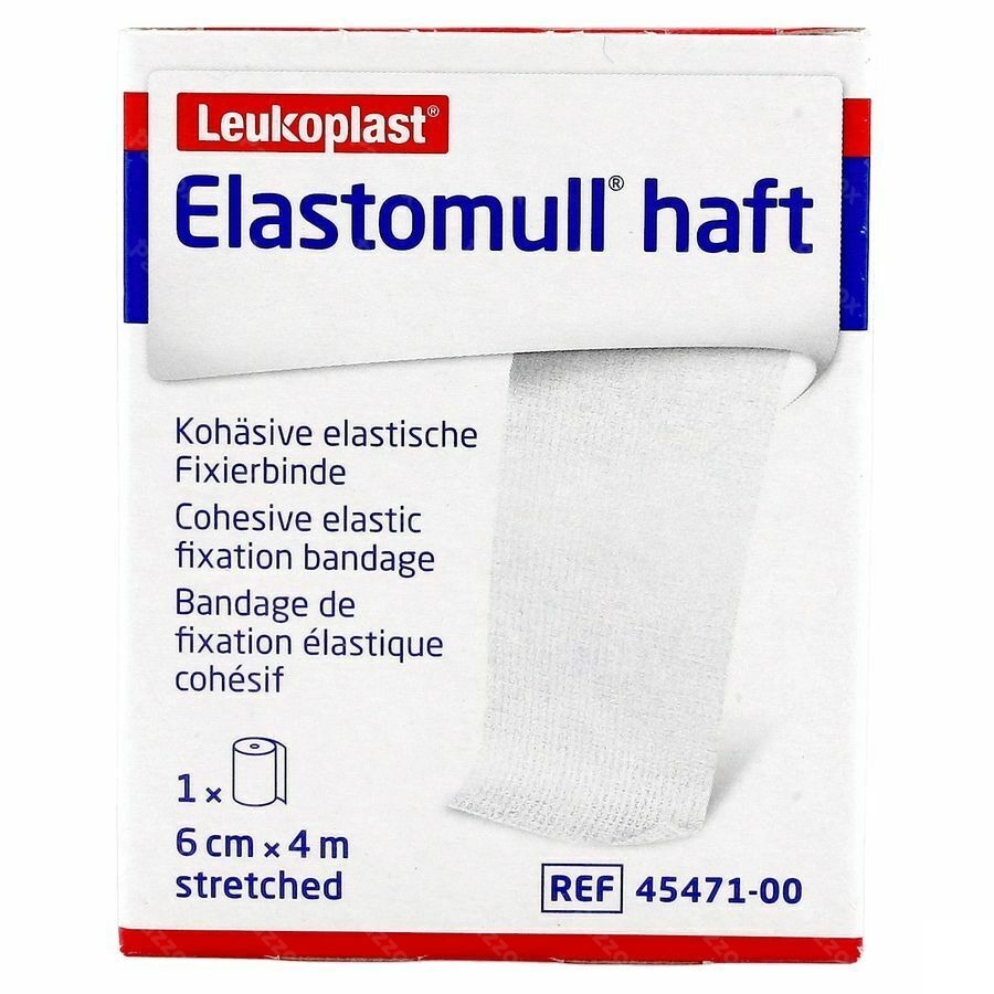 Elastomull Haft Fixatiewindel Coh. 6cmx4m 4547100
