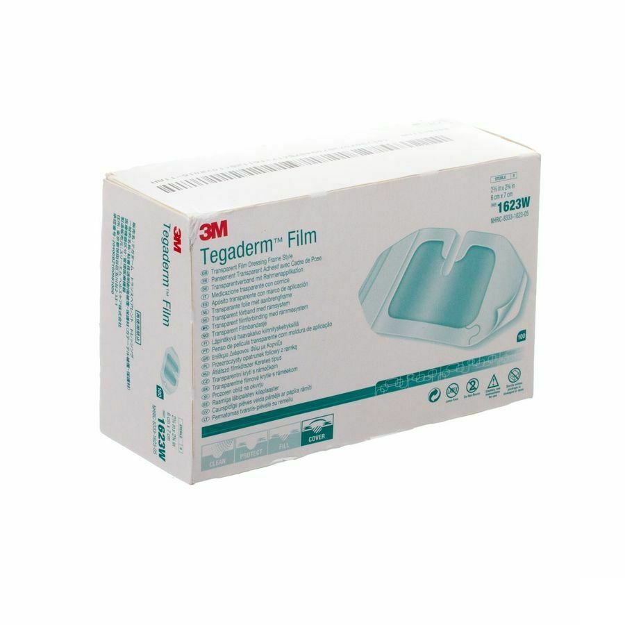 Tegaderm 3m Transp 6x 7cm 100 1623w