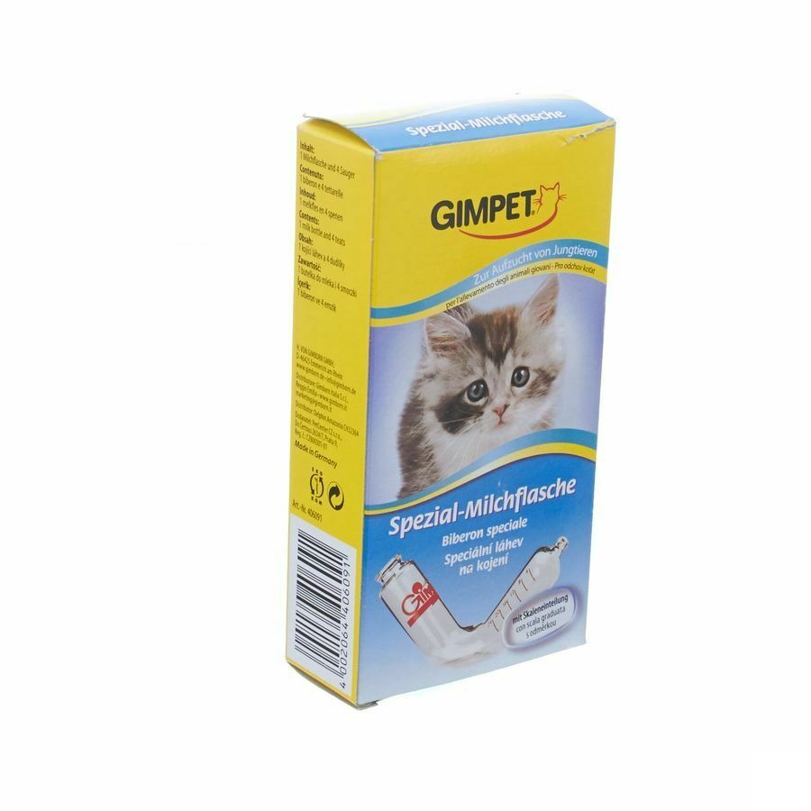 Gimpet Zuigfles + 4 Spenen Katje