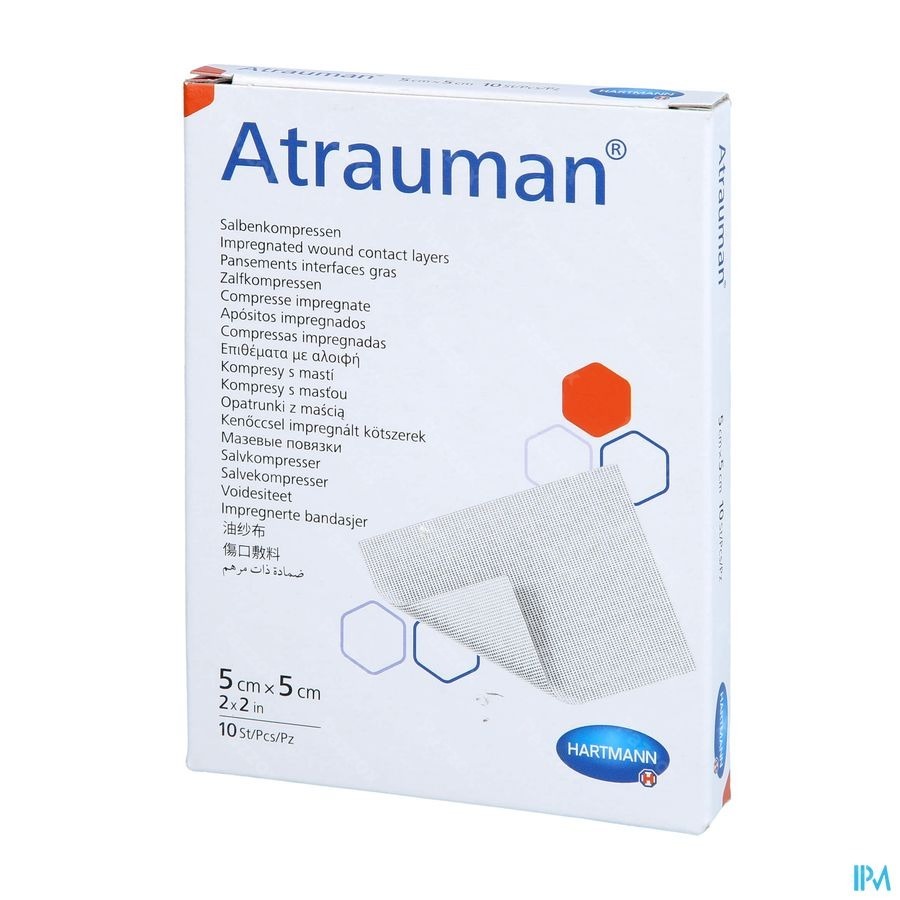 Atrauman 5x5cm St. 10 P/s