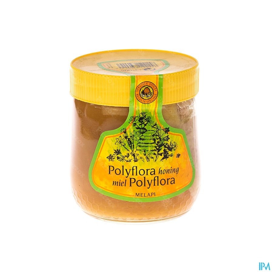 Melapi Honing Polyflora Zacht 500g 5531 Revogan
