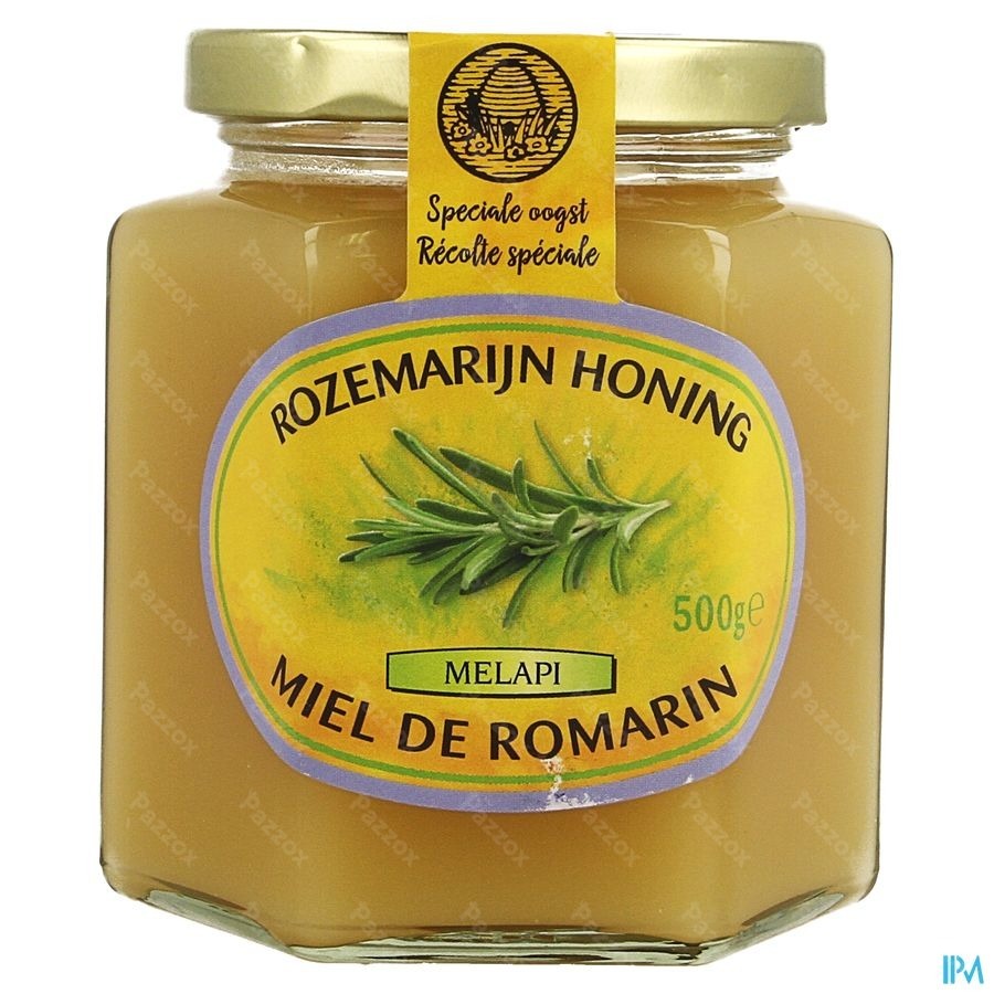 Melapi Honing Rozemarijn Zacht 500g 5532 Revogan