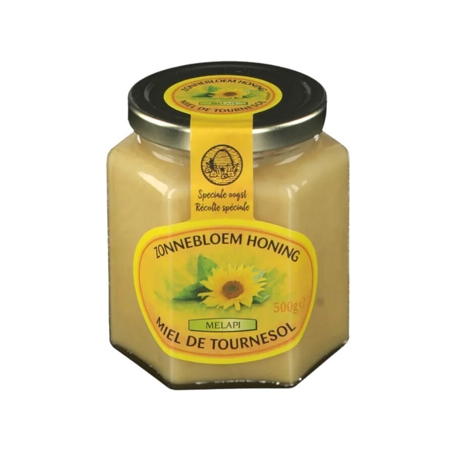 Melapi Honing Zonnebloem Zacht 500g 5536 Revogan