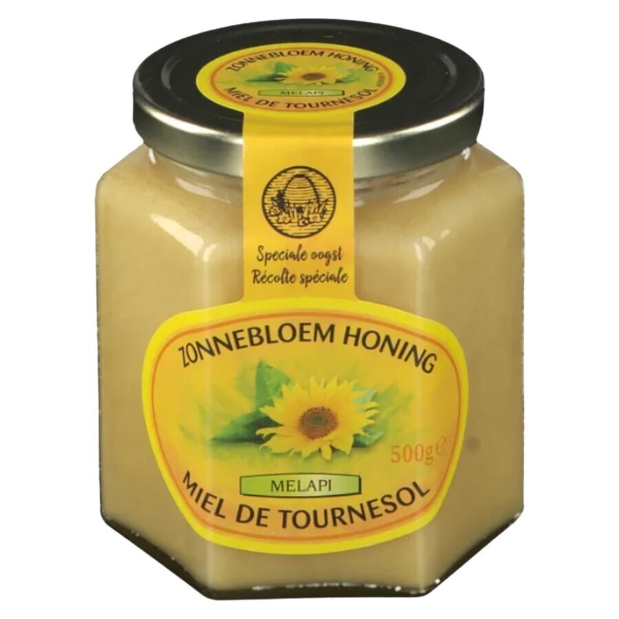 Melapi Honing Zonnebloem Zacht 500g 5536 Revogan
