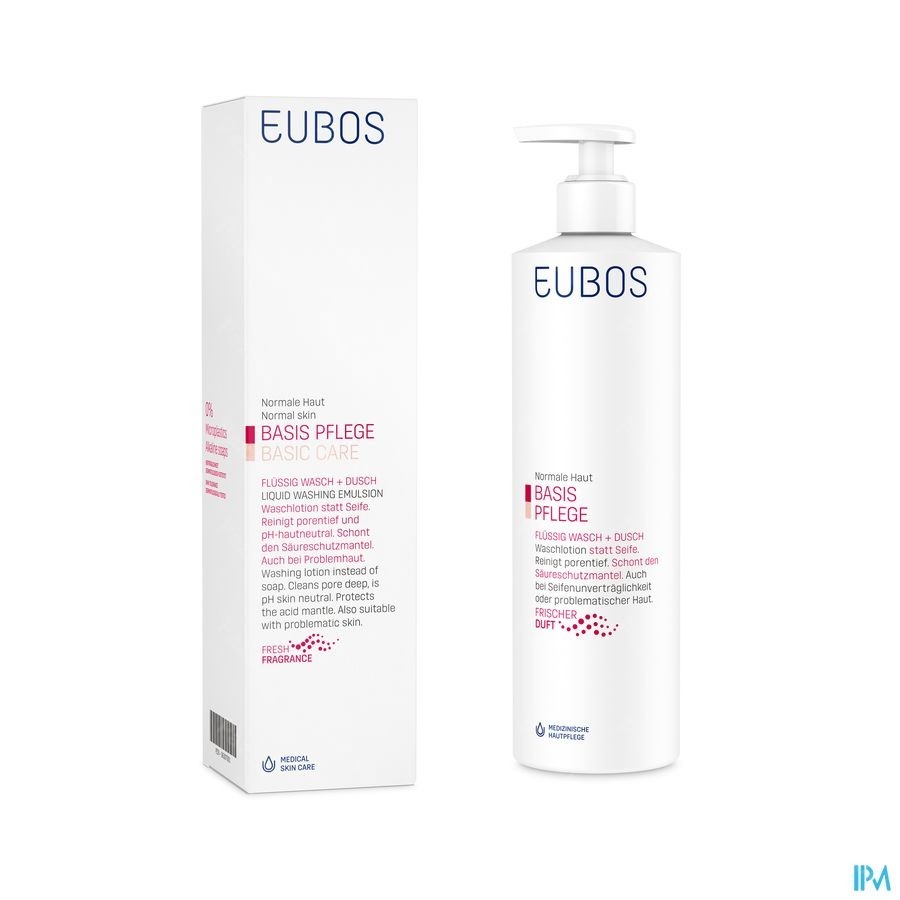 Eubos Zeep Vloeibaar Roze Parf 400ml