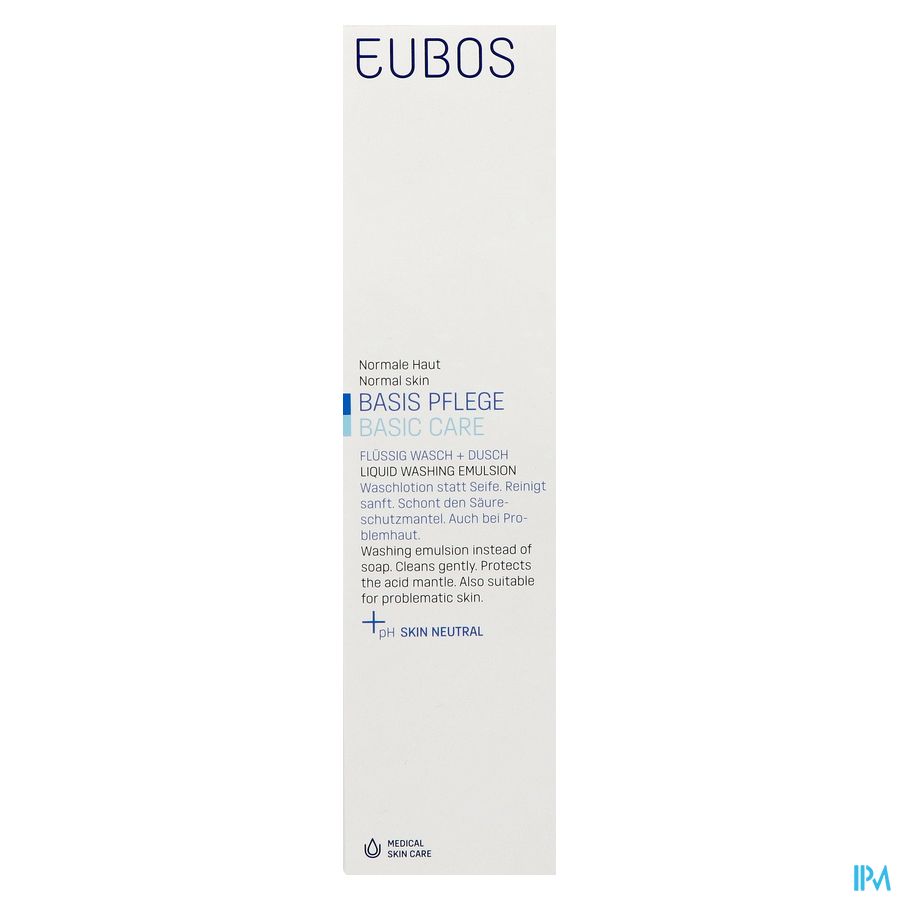 Eubos Zeep Vloeibaar Blauw N/parf 400ml afbeelding