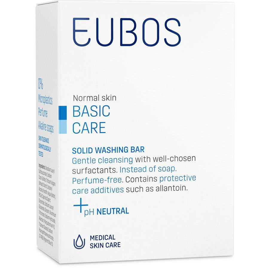 Eubos Compact Blauwe Wastablet Zonder Parfum 125g