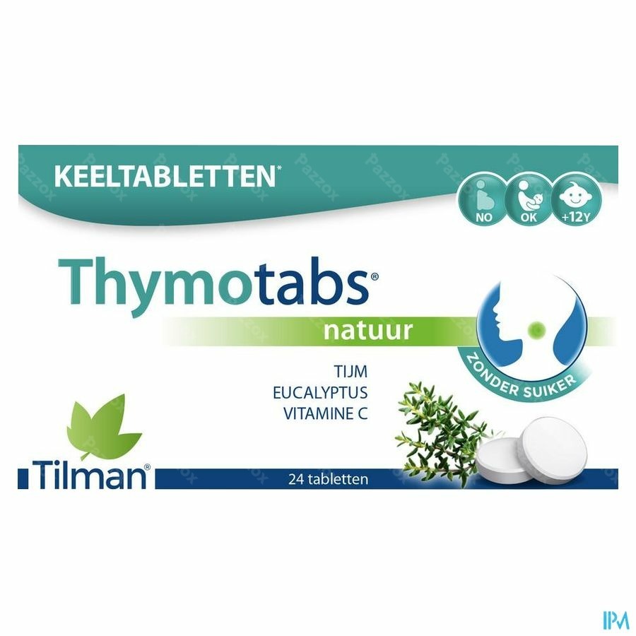Thymo Tabs Natuur Zuigtabl 24