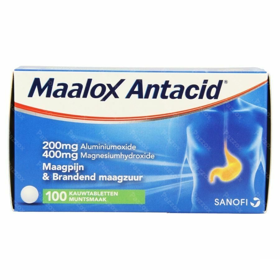 Maalox Antacid 200/400 Comp 100
