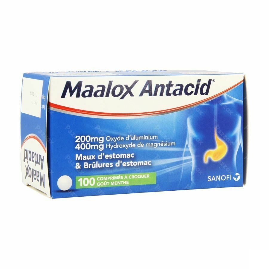 Maalox Antacid 200/400 Comp 100 kopen - Pazzox, online apotheek