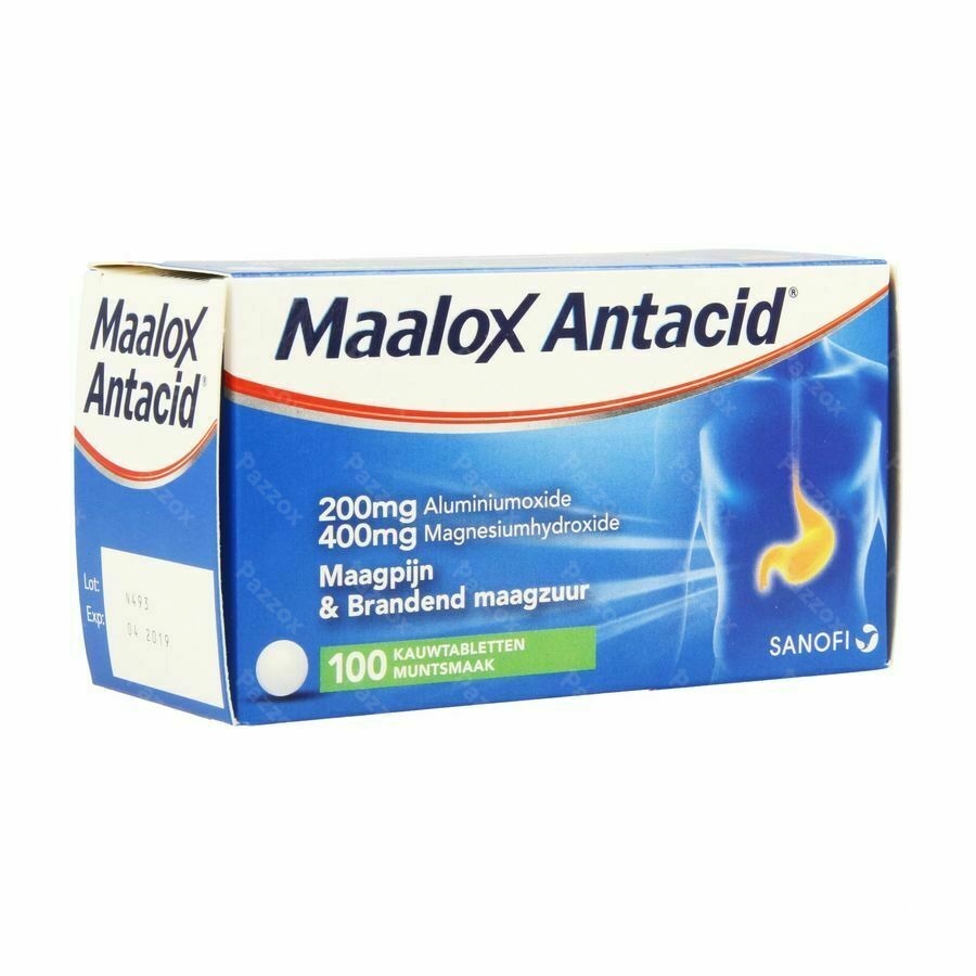 Maalox Antacid 200/400 Comp 100