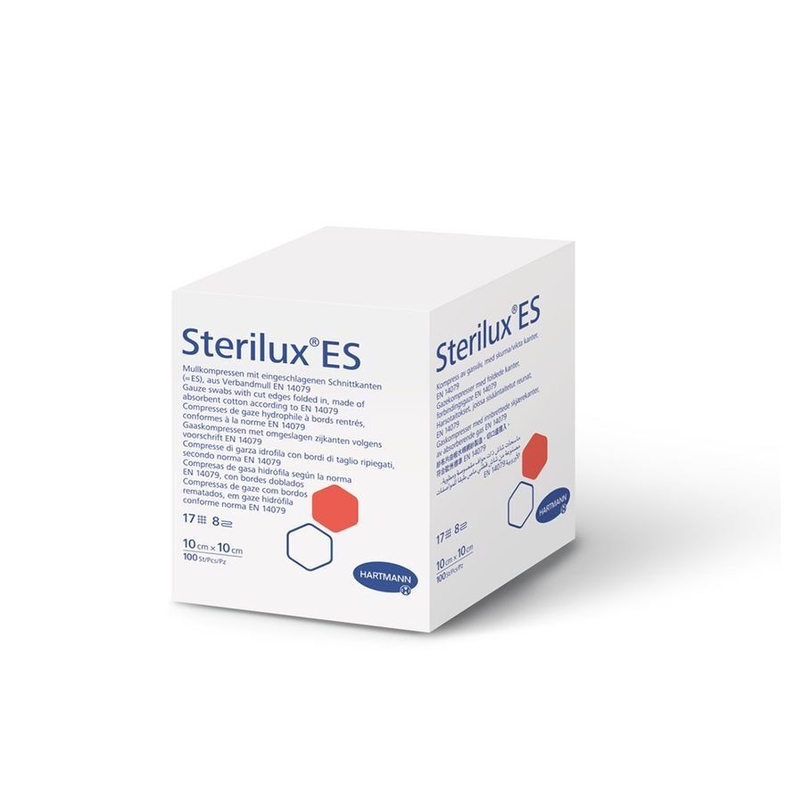 Sterilux Es 5x5cm 8l.nst. 100 P/s