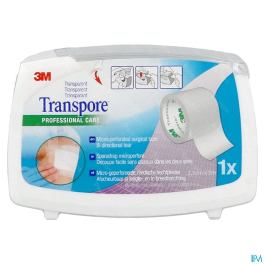 Transpore N/disp. 25mmx5m 1527p-1sd
