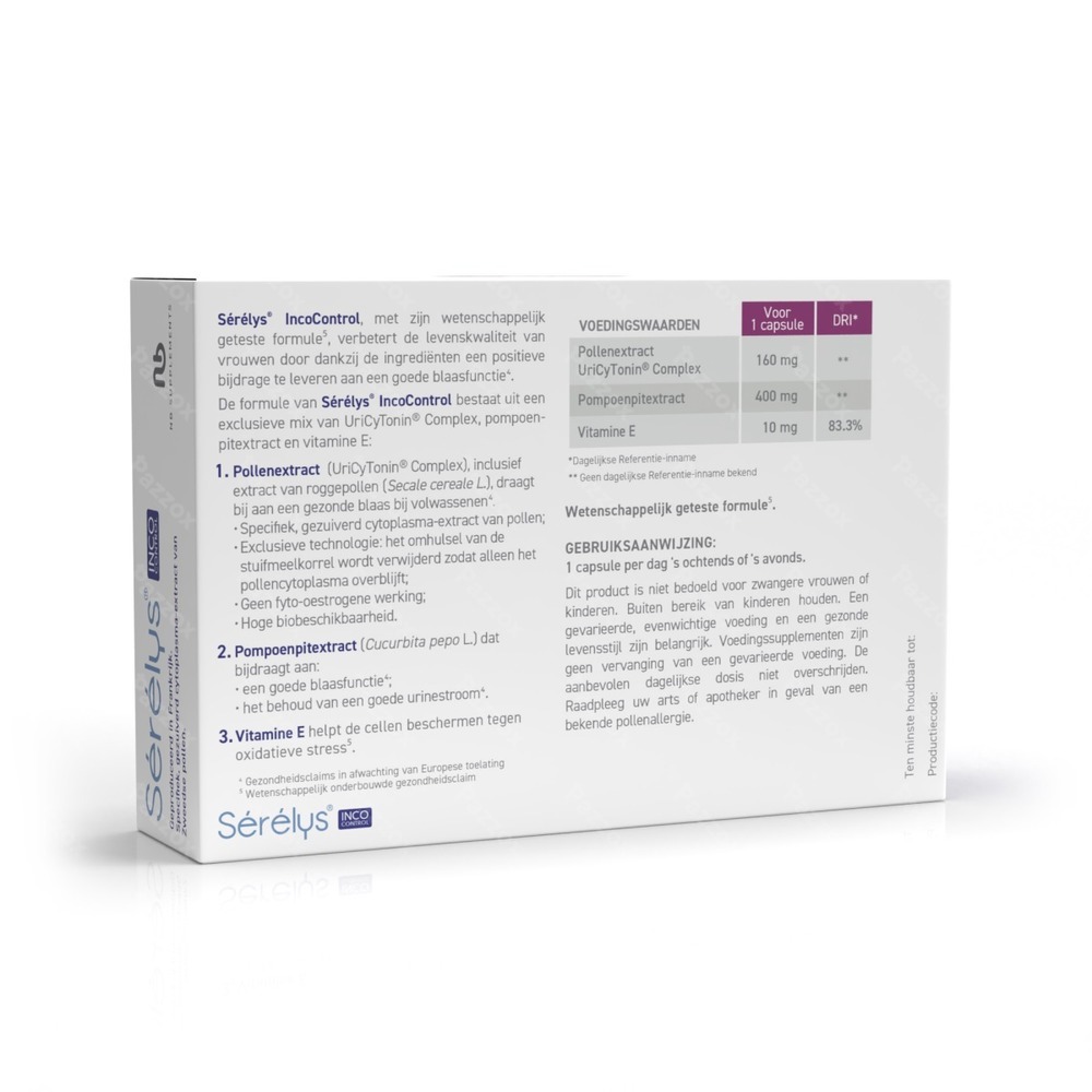 Sérélys Inco Control 30 Capsules