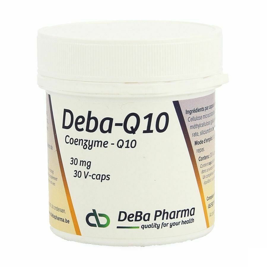 Coenzyme Q10 Caps 30x30mg Deba