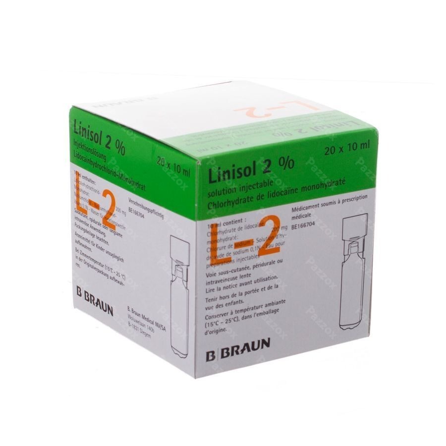 Braun Minip Linisol 2 % 20 Amp 10ml