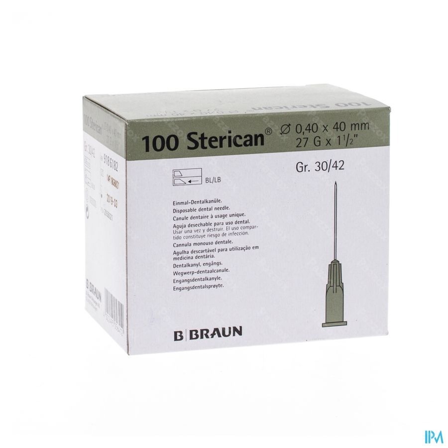 Sterican Naald 27g 1/2 0,4x40mm