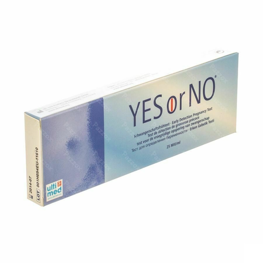 Yes Or No Zwangerschapstest 1