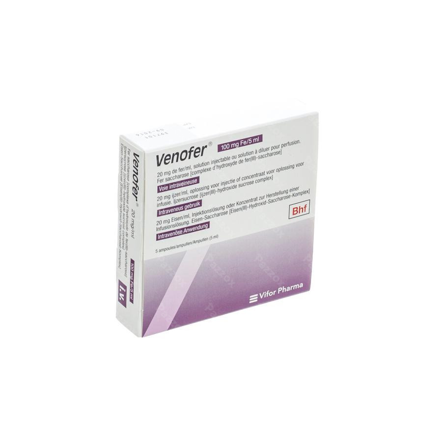 Venofer A Iv 5 Amp 100mg