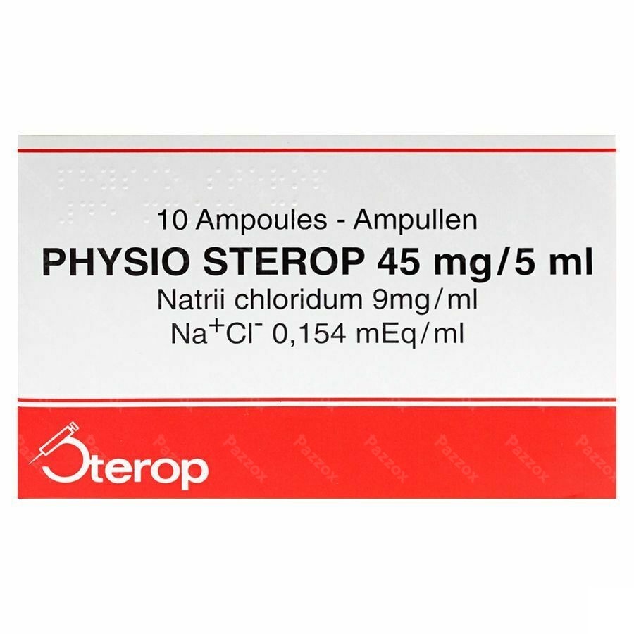 Physio Sterop Amp Inj 10 X 5ml