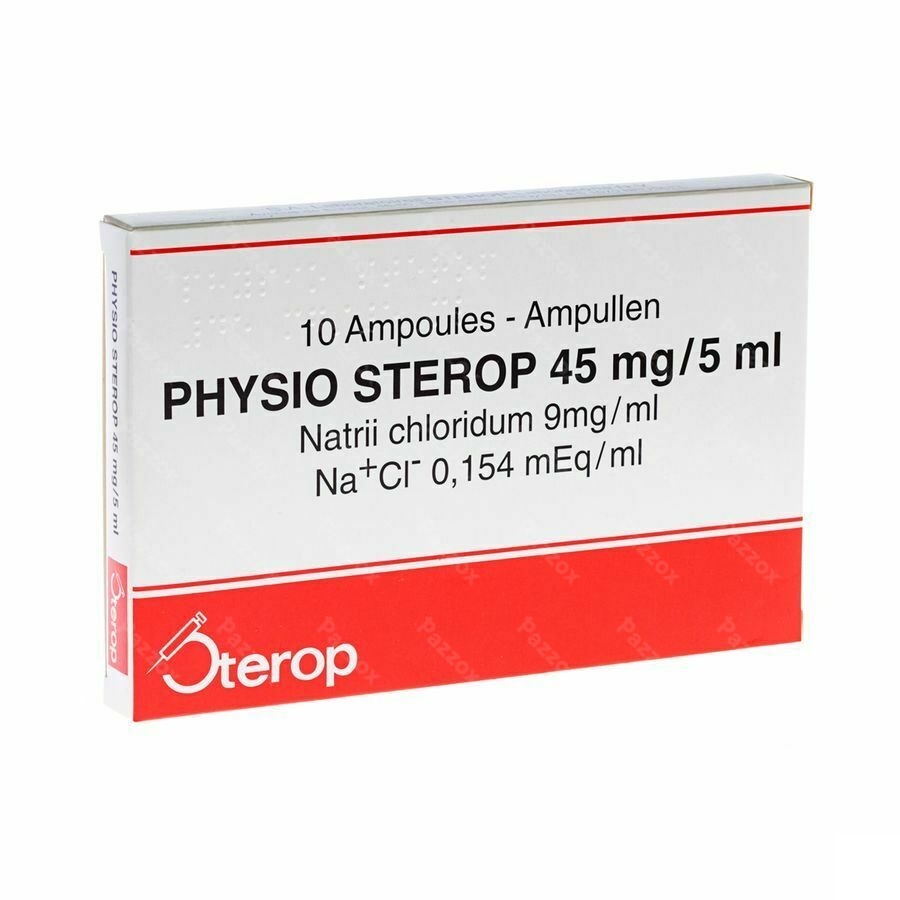 Physio Sterop Amp Inj 10 X 5ml