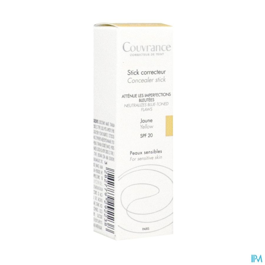 Avène Couvrace Correctiestick Geel - Neutraliseert blauwe tinten