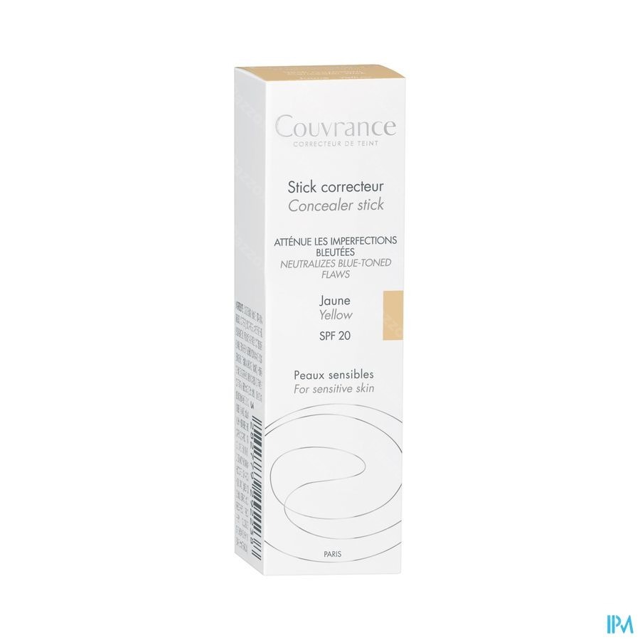 Avène Couvrace Correctiestick Geel - Neutraliseert blauwe tinten