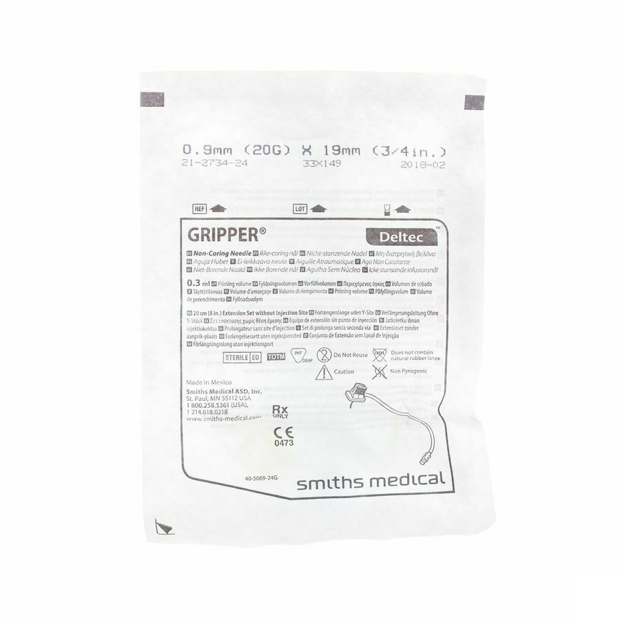 Port Cath Grip Naald 20g 12