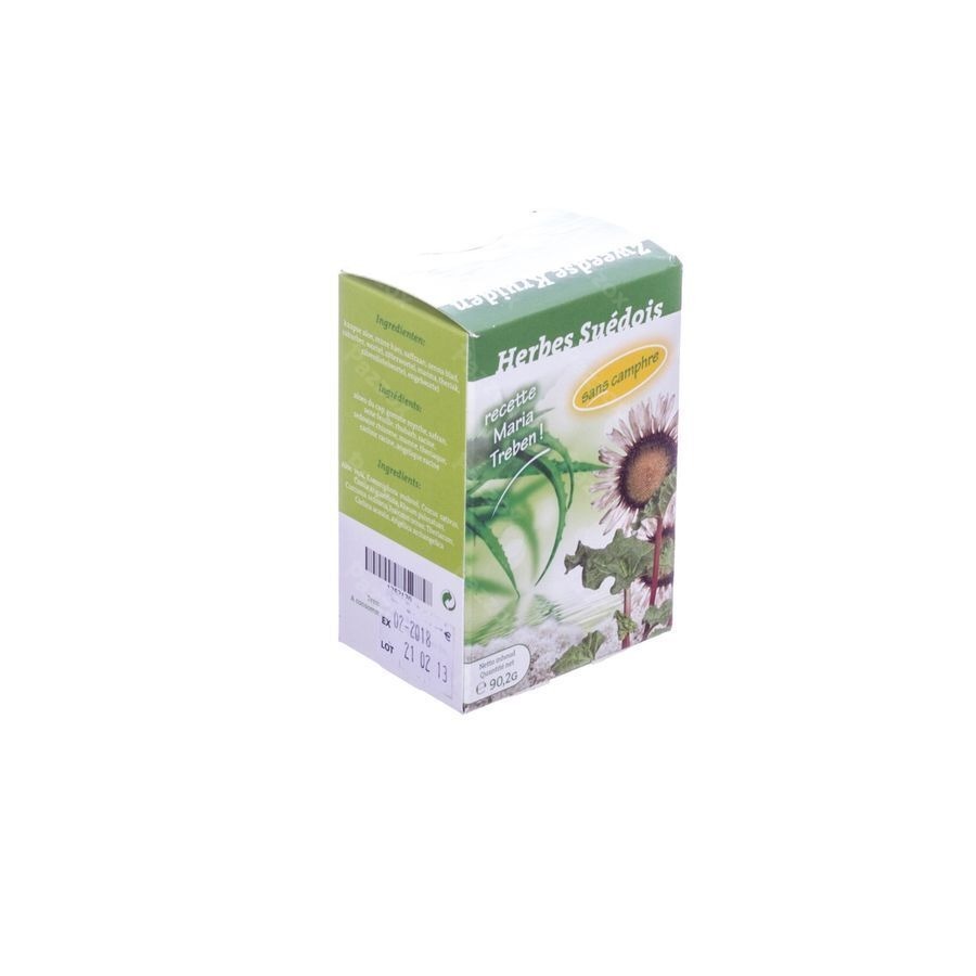 Zweedse Kruiden Zonder Kamfer 90,2g Fag