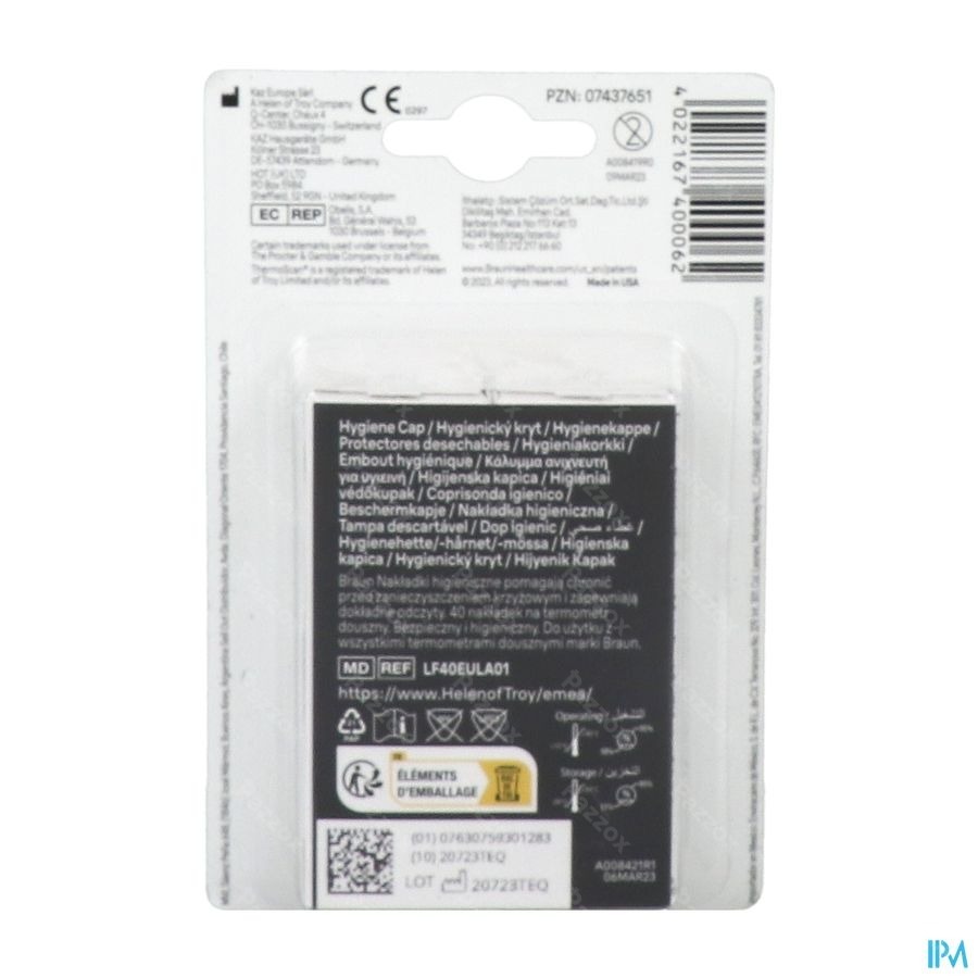 Braun Lf-40 Lensfilters Thermoscan 40pc