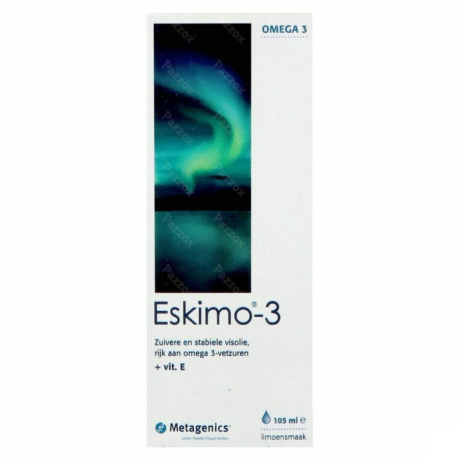 Eskimo-3 Limoen 105ml 175 Metagenics